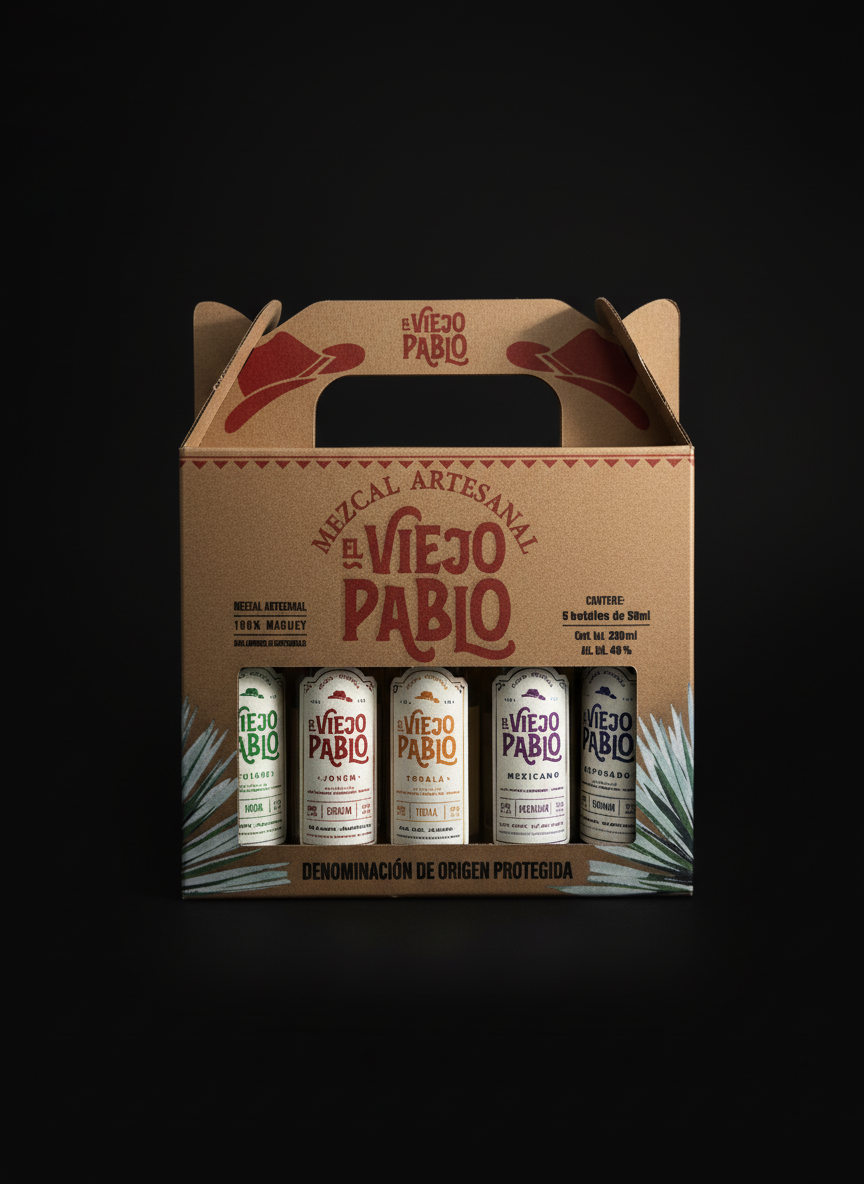 PACK 5 botellas El viejo Pablo 50ml c/u